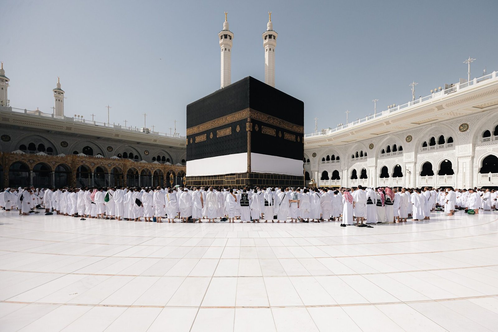 Esplanade de la Kaaba, La Mecque.
