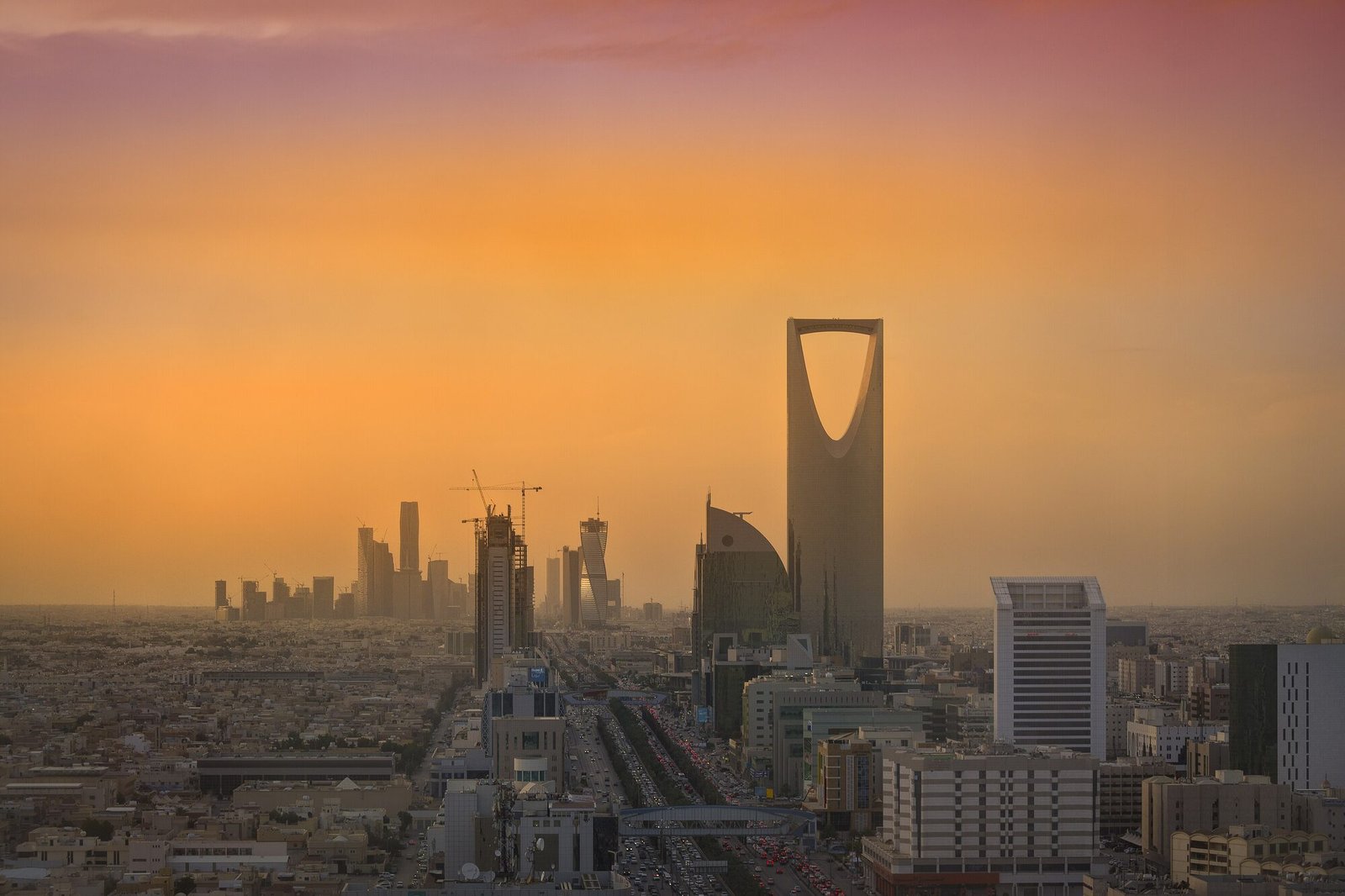 Riyad au crépuscule.